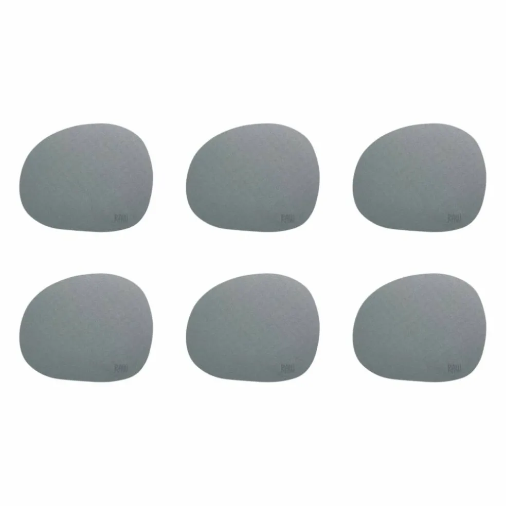 RAW glassbrikke silikon 6-pakning, spring sand