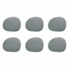 RAW glassbrikke silikon 6-pakning, sky blue