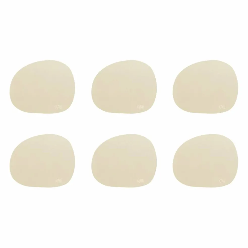 RAW glassbrikke silikon 6-pakning, sky blue