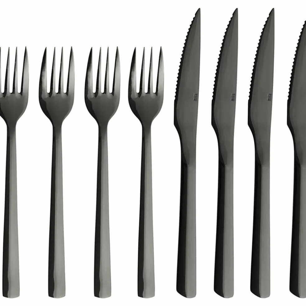 RAW Grillbestikk, Svart 8 deler