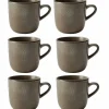 RAW Kaffekopp 20 cl, Forest Brown 6 stk