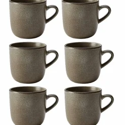 RAW Kaffekopp 20 cl, Forest Brown 6 stk