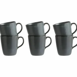 RAW Kopp med hank 35 cl, Titanium Black 6 stk