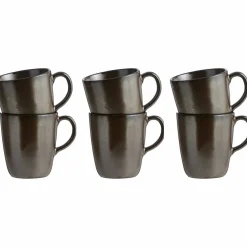 RAW Kopp med hank 6 stk. Metallic Brown