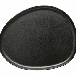RAW Organic forrettstallerken, 24x21 cm, titanium black