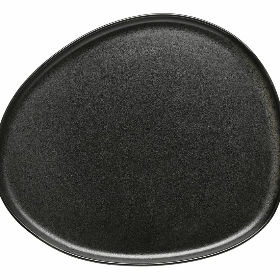 RAW Organic middagstallerken, 29x25 cm, titanium black