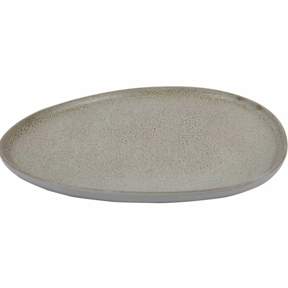 Raw Organic middagstallerken, 29 x 25 cm, sandy beige