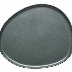 RAW Organic middagstallerken, 29x25 cm, northern green
