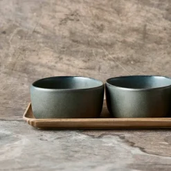RAW Organic skål, 12x10x5 cm, titanium black