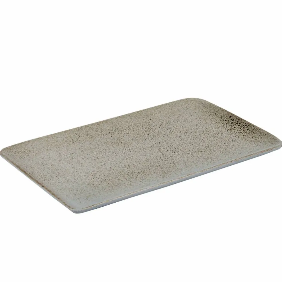 RAW rektangulær tallerken, 31,5 x 20 cm, sandy beige