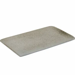 RAW rektangulær tallerken, 23,5 x 15 cm, sandy beige