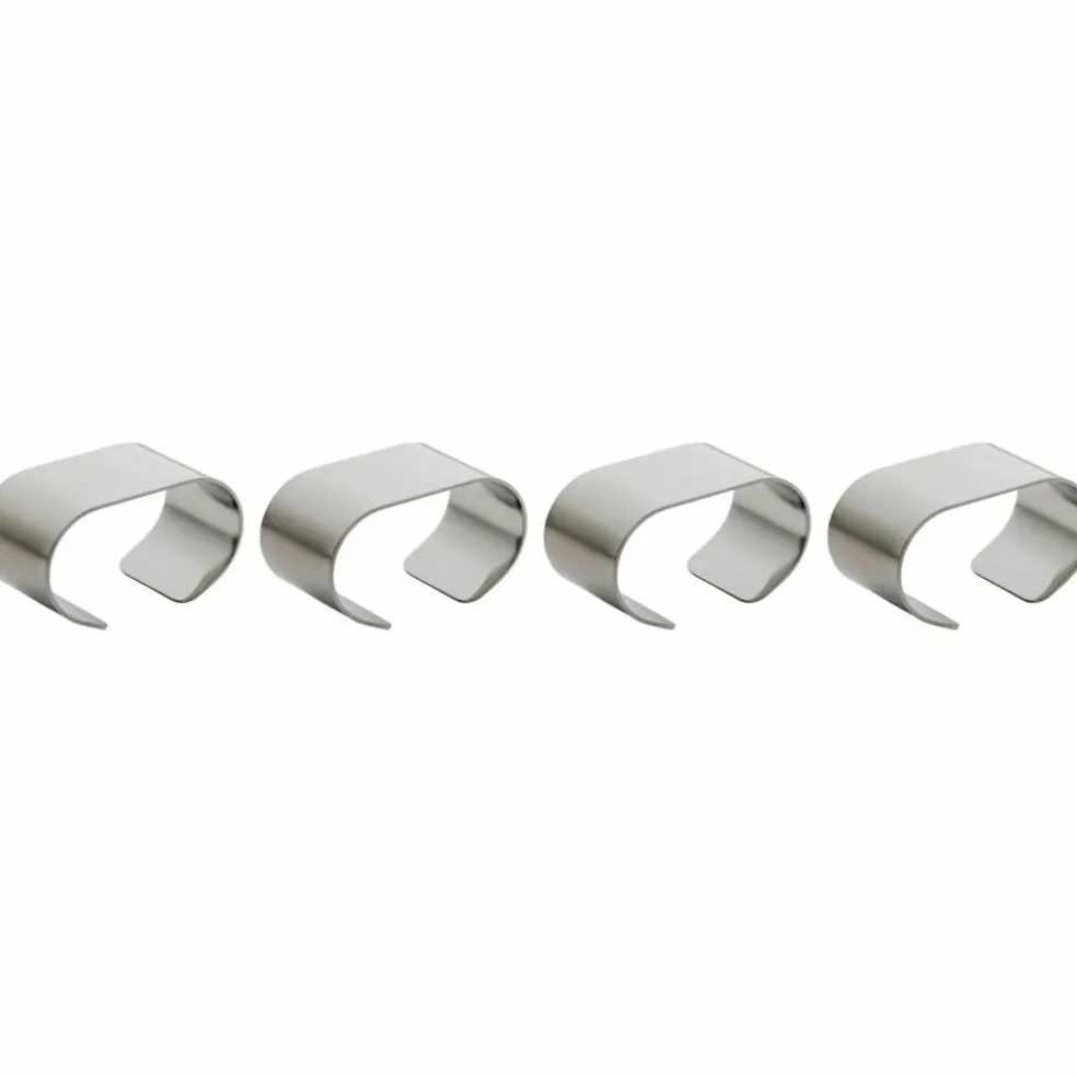 RAW Serviettring, Rustfritt stål 4 pk