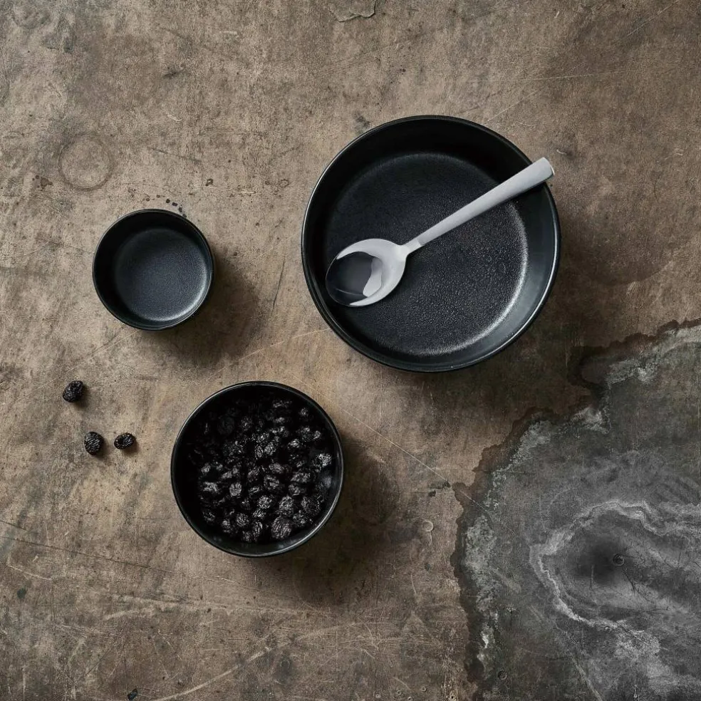 RAW skålesett 3 deler, titanium black