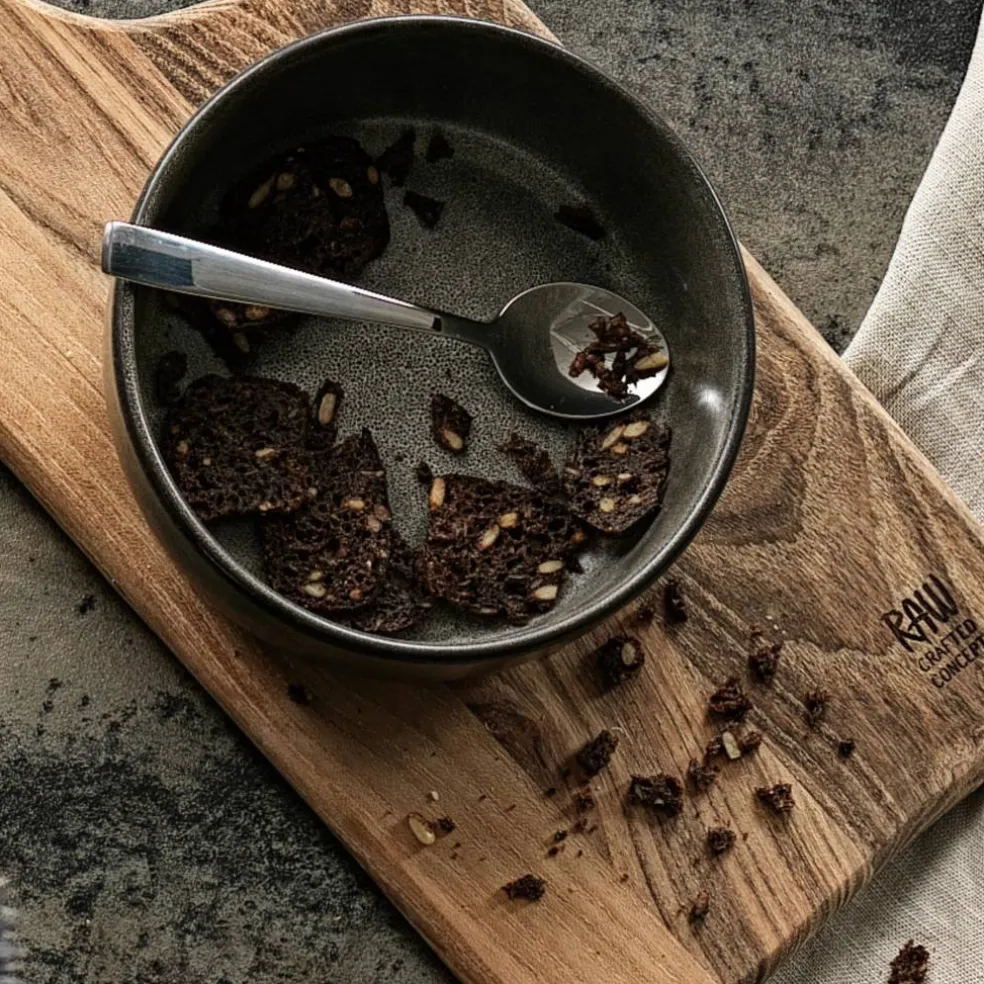 RAW Skål, Forest Brown 6 stk