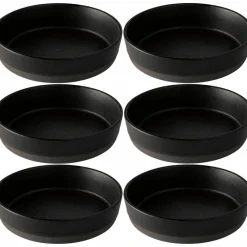 RAW Suppetallerken 6 stk, Titanium Black
