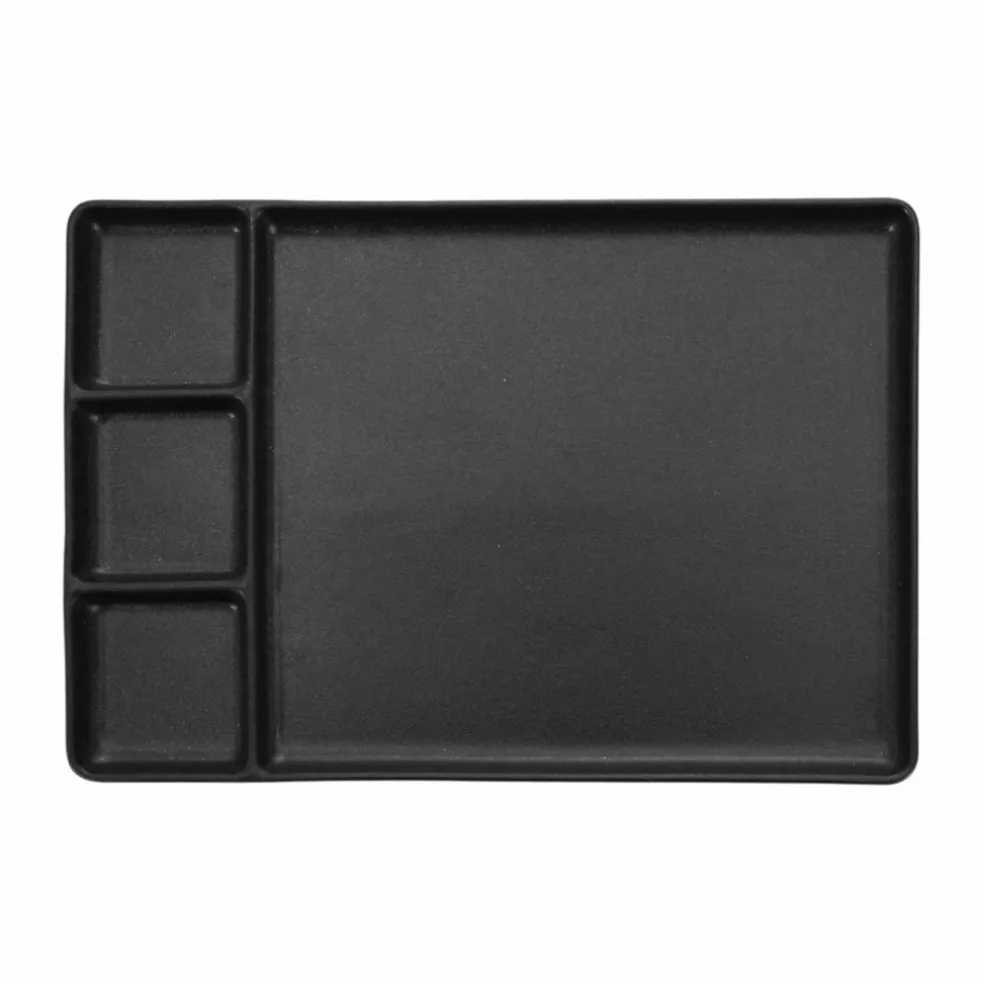 RAW tapas-/sushitallerken 31,5 x 21,5 cm, titanium black