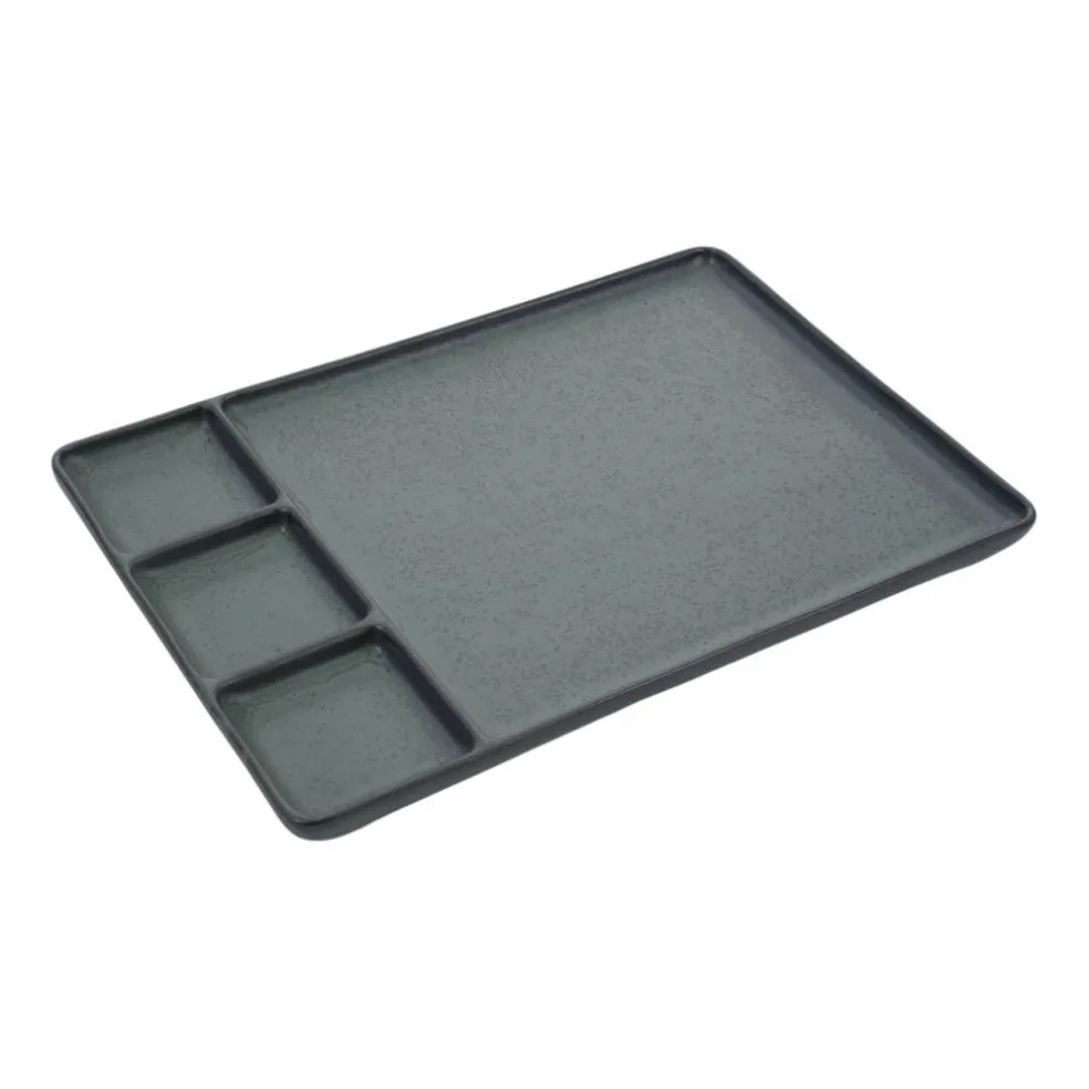 RAW tapas-/sushitallerken 31,5 x 21,5 cm, northern green