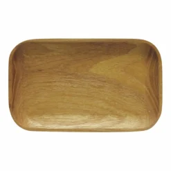 RAW Teak serveringsbrett 17 x 10 cm, lyst tre