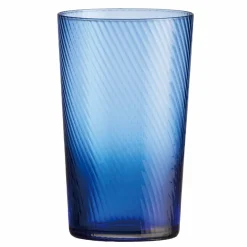 RAW Unique Swirl highballglass 45 cl, mørkeblå