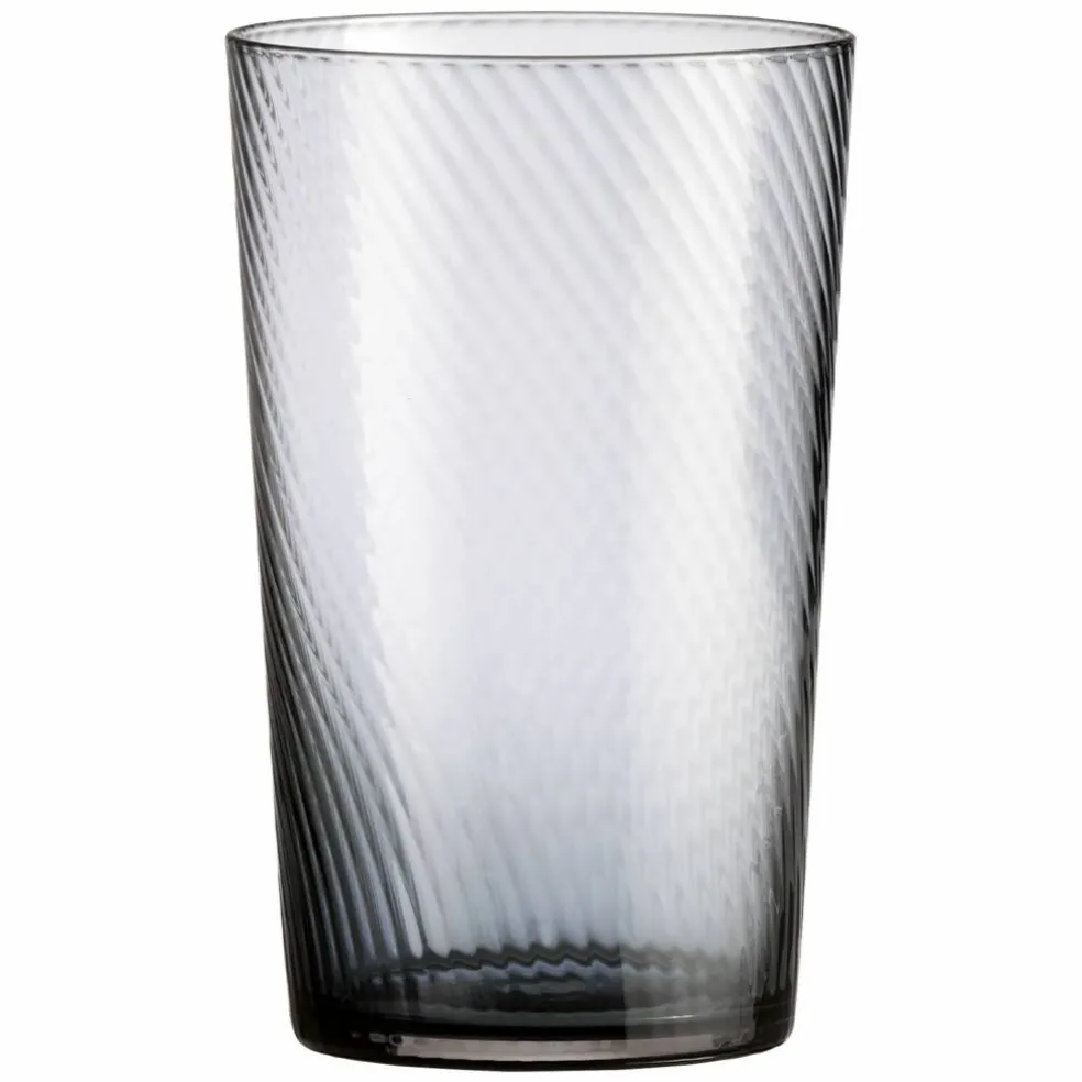 RAW Unique Swirl highballglass 45 cl, mørkeblå