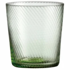 RAW Unique Swirl vannglass 30 cl, grønn