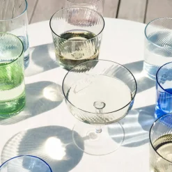 RAW Unique Swirl vannglass 30 cl, grå