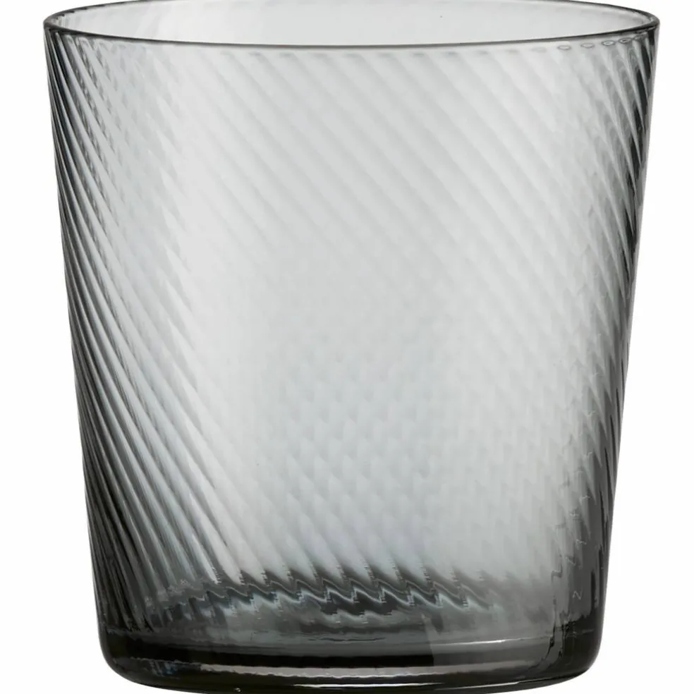 RAW Unique Swirl vannglass 30 cl, mørkeblå