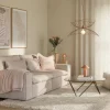 Ray pendel 70 cm, dusty pink