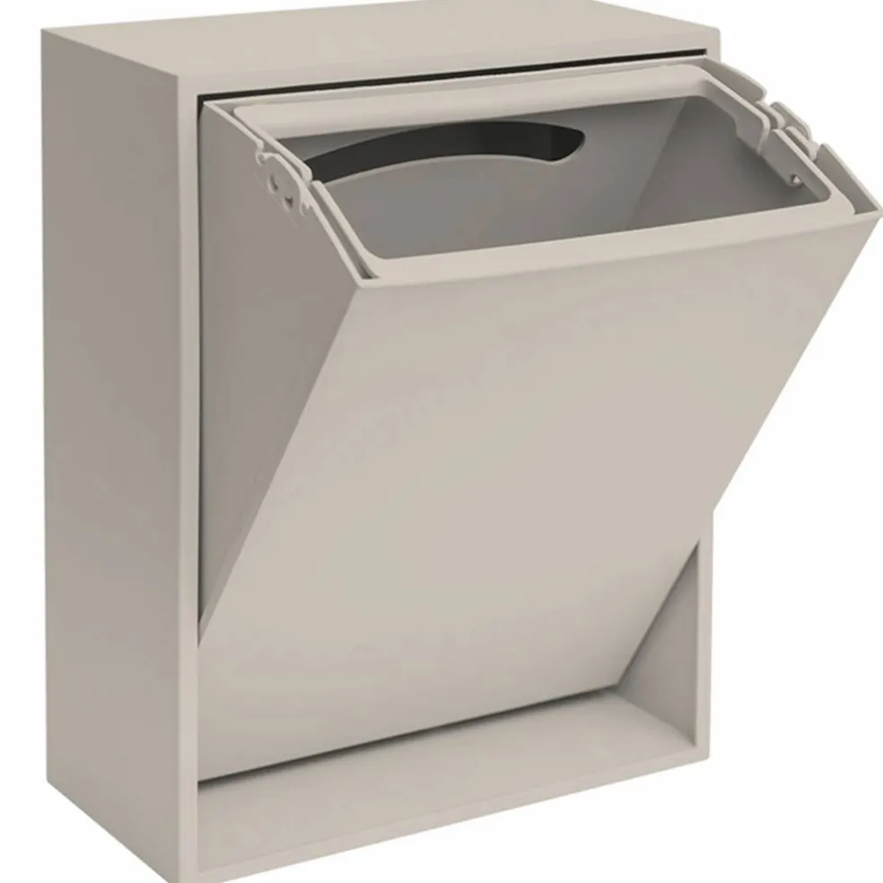 Recycling Box 12 liter, ash rose