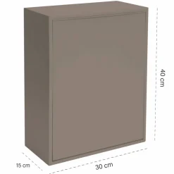 Recycling Box 12 liter, ash rose