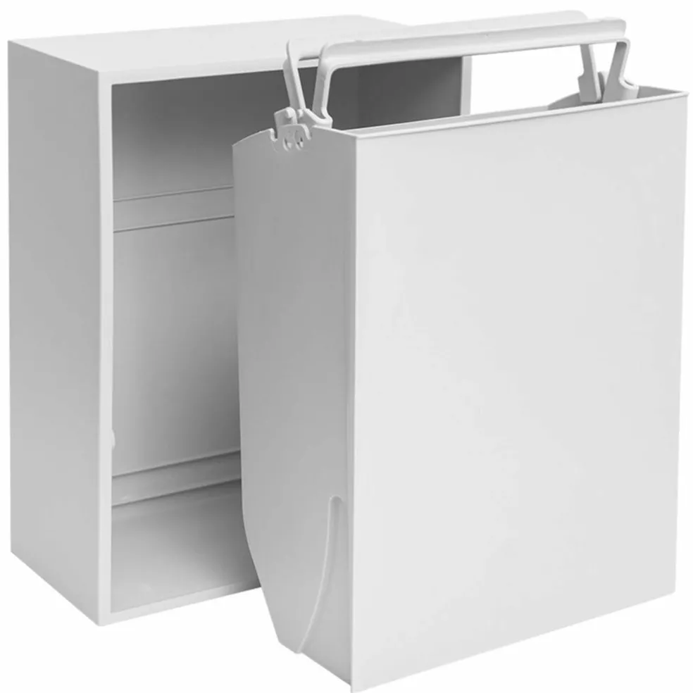 Recycling Box 12 liter, brilliant white