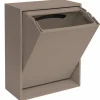 Recycling Box 12 liter, silver cloud grey