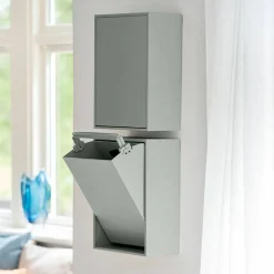Recycling Box 12 liter, silver cloud grey