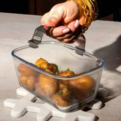 Rektangulær ildfast form 18 cm