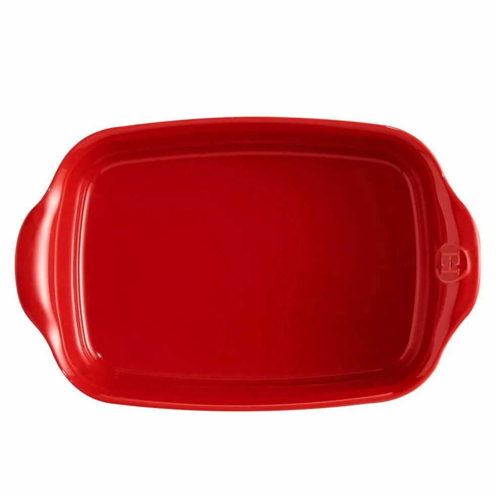 Rektangulær ovnsform 0,7 liter, rød