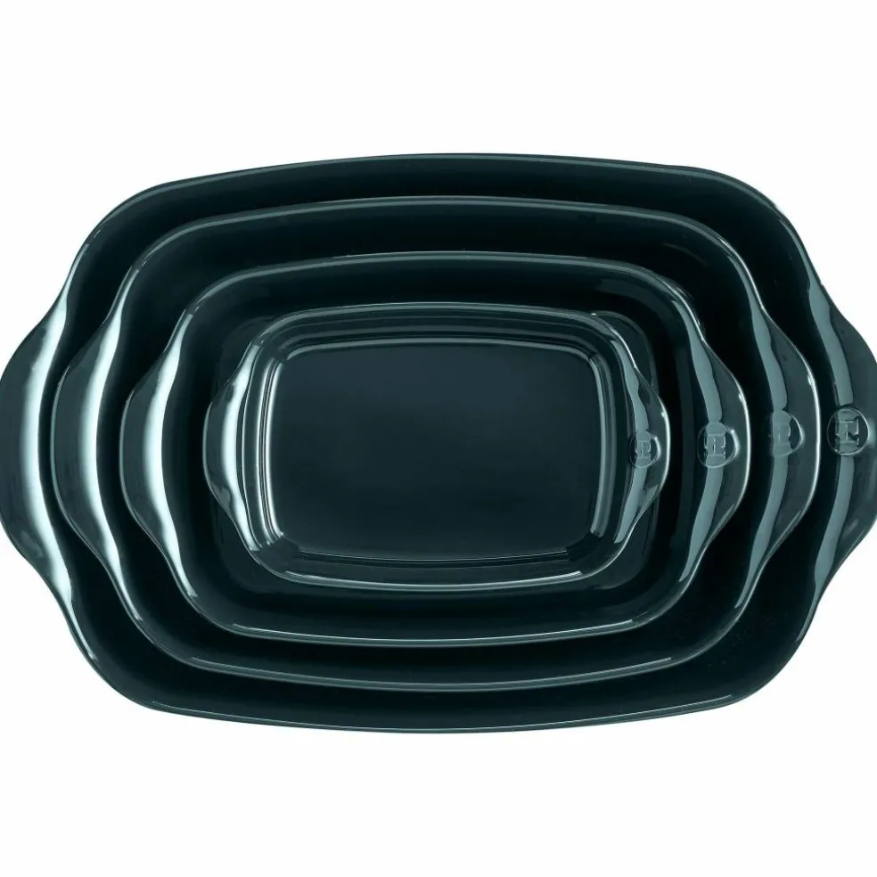 Rektangulær ovnsform 0,7 liter, rød