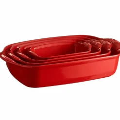 Rektangulær ovnsform (L) 4 liter, cream