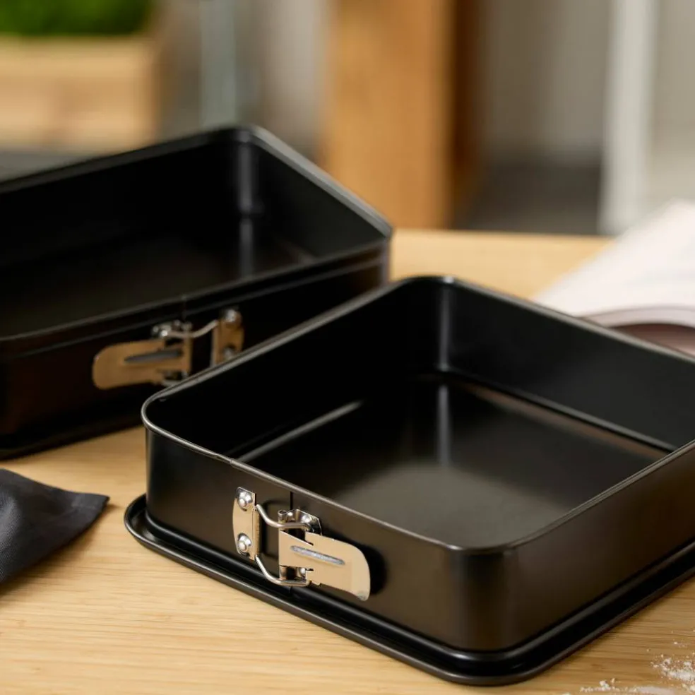 Rektangulær springform 28 x 20 x 6 cm, rustfritt stål