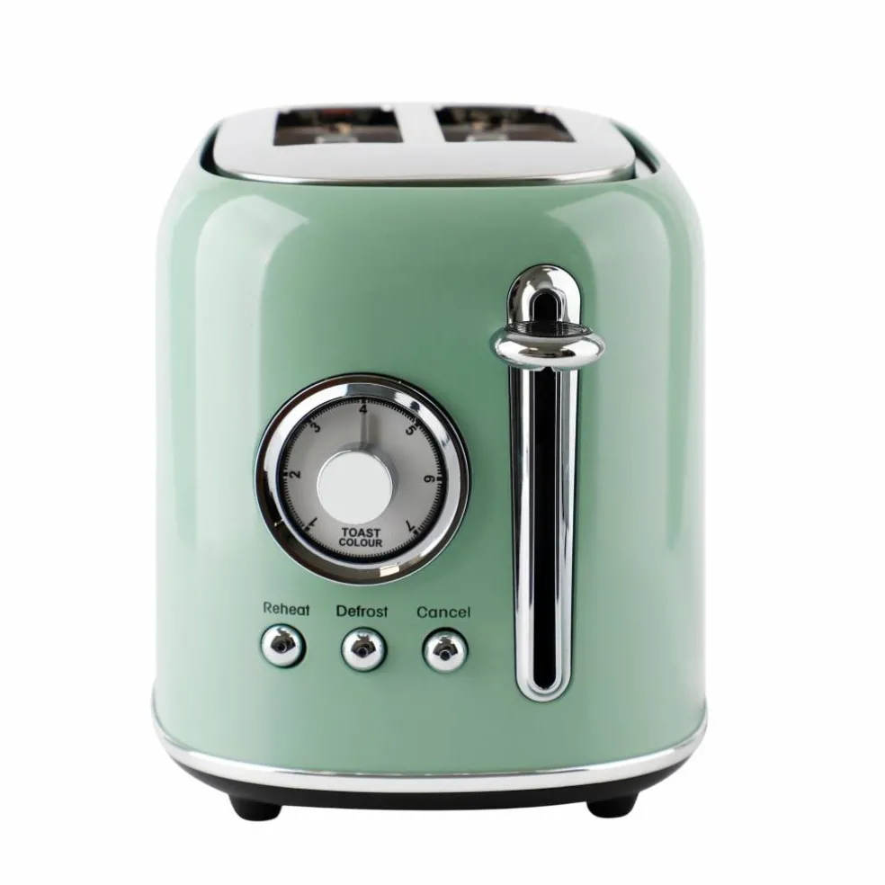Retro brødrister, grønn