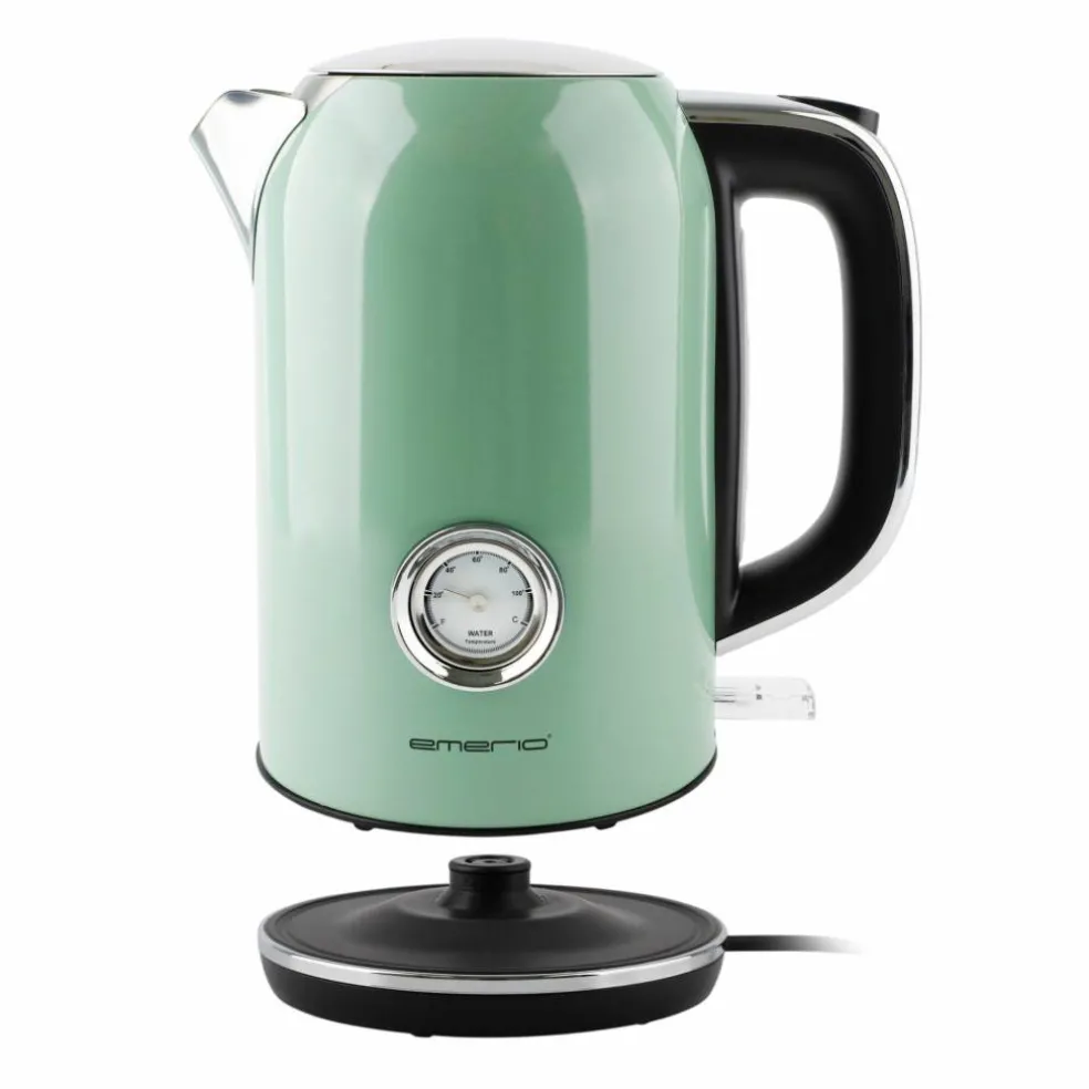 Retro vannkoker 1,7 liter, grønn
