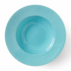 Rhombe Color dyp tallerken, 24.5 cm, turkis