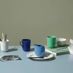 Rhombe Color krus med håndtak 33 cl, gul