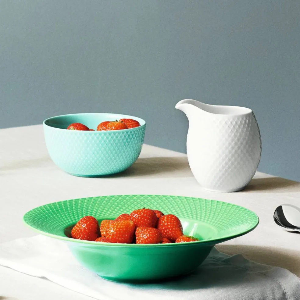 Rhombe Color Pastatallerken 24,5 cm Grønn