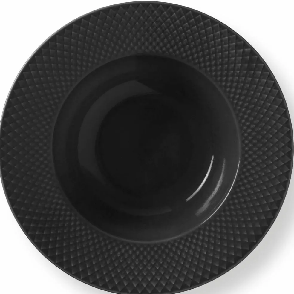 Rhombe Earth dyp tallerken 24,5 cm, slate