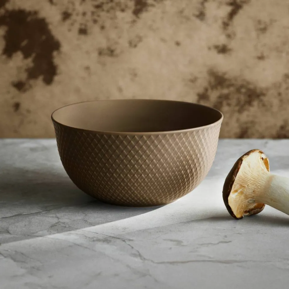 Rhombe Earth serveringsskål 17,5 cm, clay