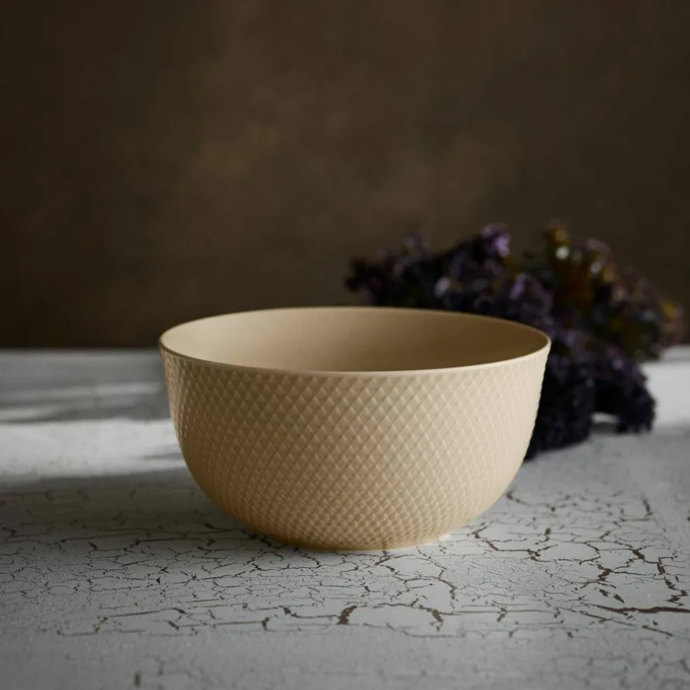 Rhombe Earth serveringsskål 22 cm, marble