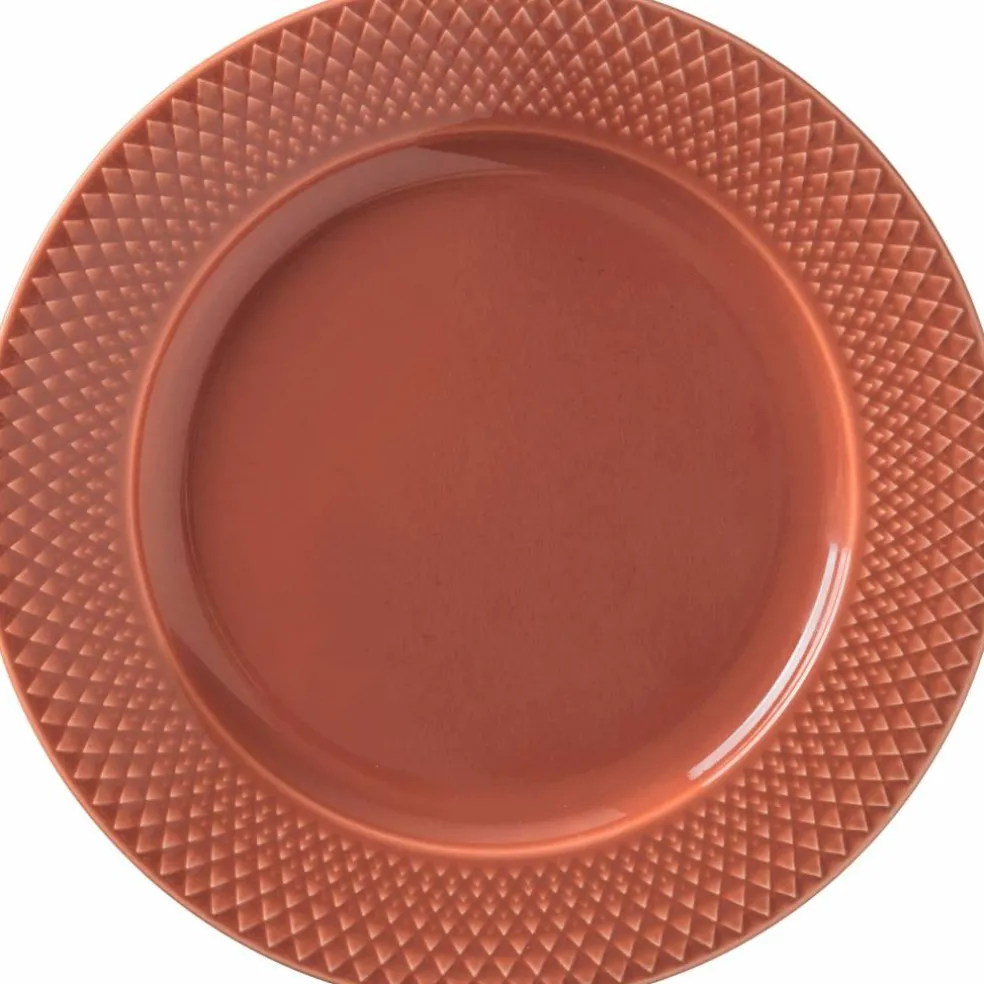 Rhombe frokosttallerken 21 cm Rosa