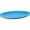 Rhombe serveringsfat Oval, blå