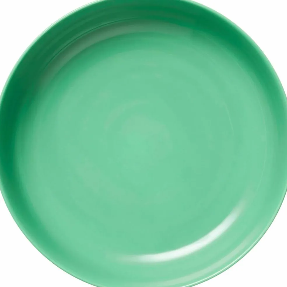 Rhombe serveringsskål Ø28 cm, grønn