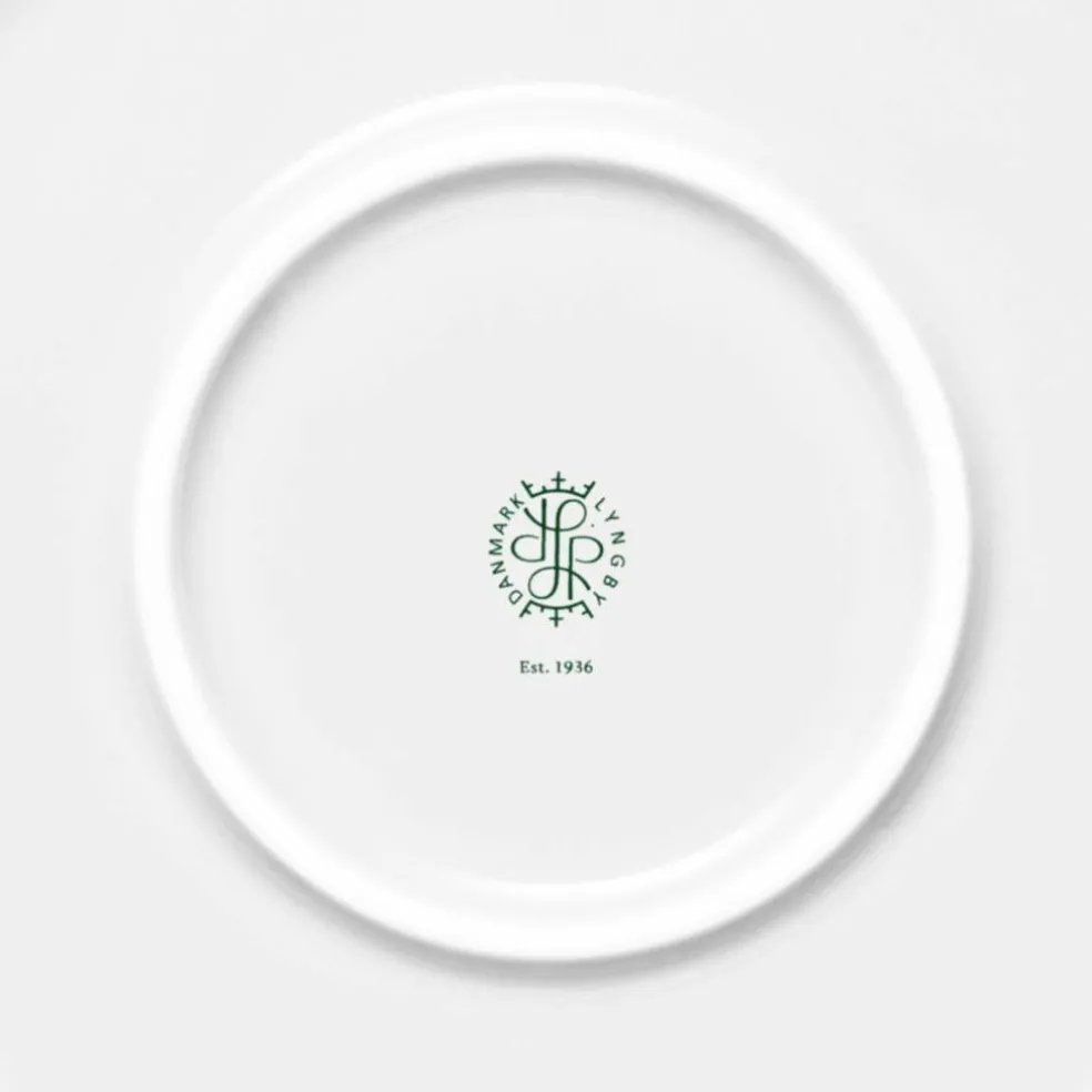 Rhombe serveringsskål 28 cm, hvit
